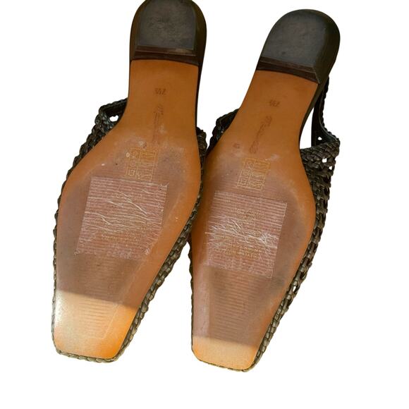 Madewell Women's The Ophelia Slingback Flats Leather Upper True Black Size 7.5 - Picture 9 of 11